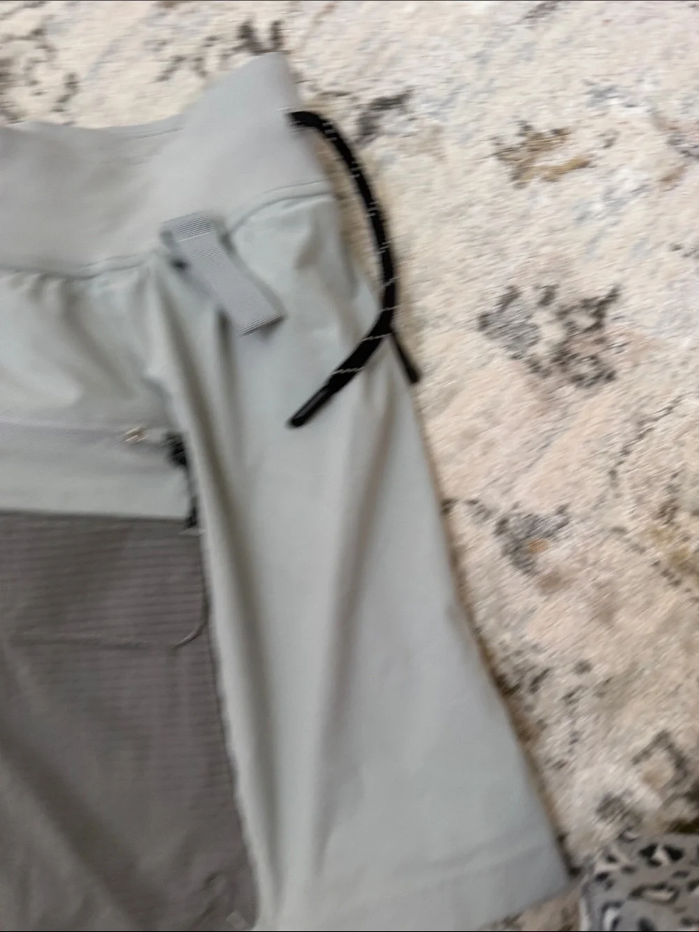 lululemon athletica Light Gray Mini Skort with Cargo Pockets